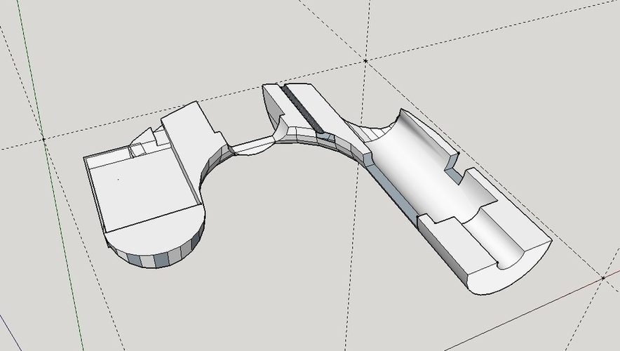 Kingsman Umbrella Handle 3D Print 198799