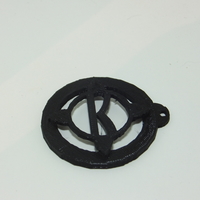 Small Kingsman Necklace 3D Printing 198802
