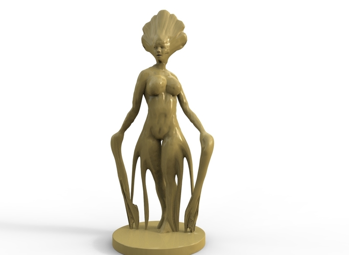 Woman Tree 3D Print 198852