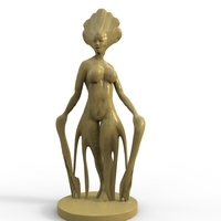 Small Woman Tree 3D Printing 198852