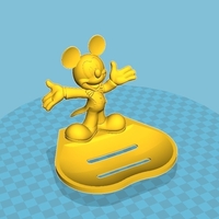 Small Mickey soap dish 3D Printing 198858