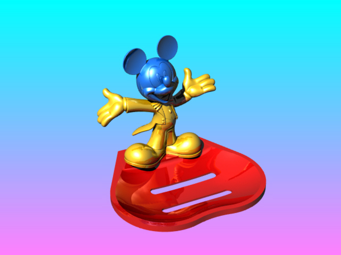 Mickey soap dish 3D Print 198859