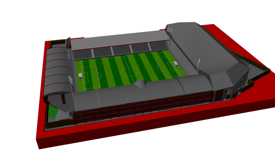 Liverpool - Anfield 1963 3D Print 198874