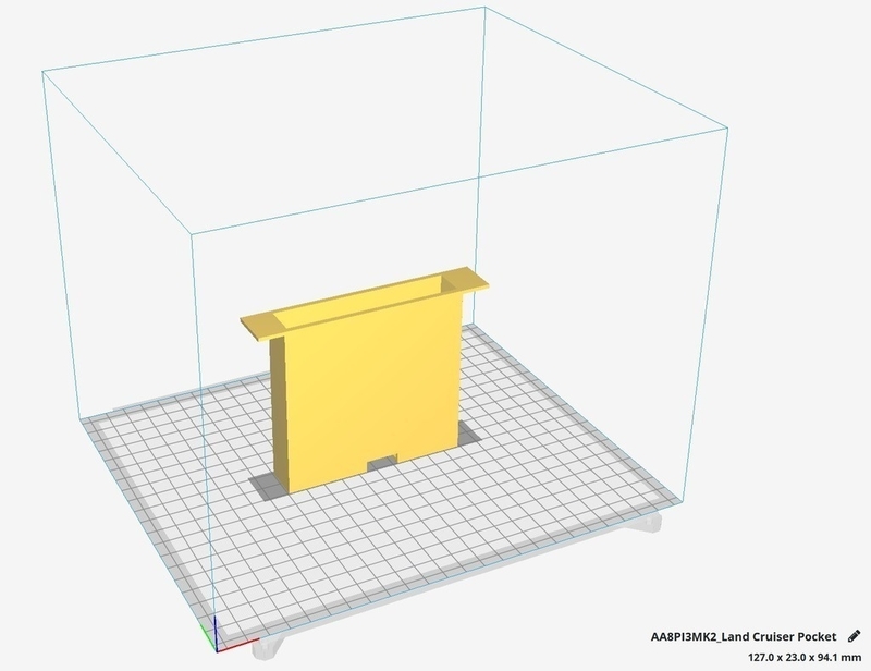 80 Series Land Cruiser dashboard pocket