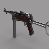 Small MP40 (Submachine gun) 3D Printing 198888