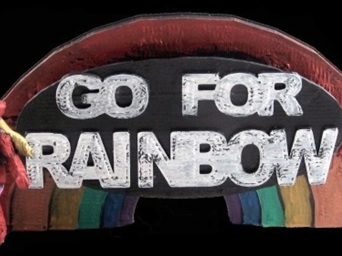 Go For Rainbow 3D Print 1989
