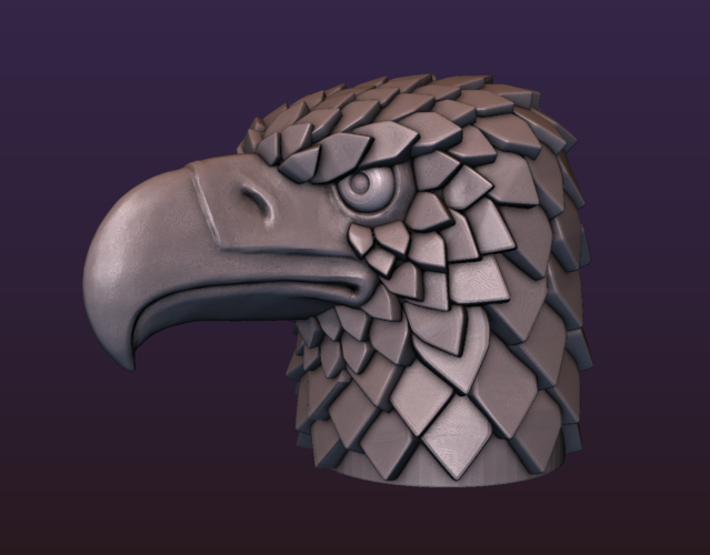 Eagle head stylized 3D Print 198913