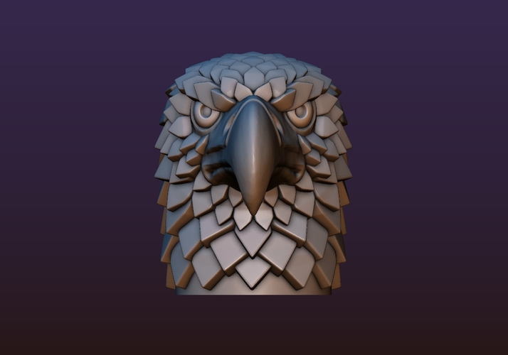 Eagle head stylized 3D Print 198914