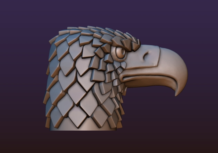 Eagle head stylized 3D Print 198917