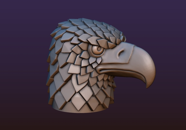 Eagle head stylized 3D Print 198920