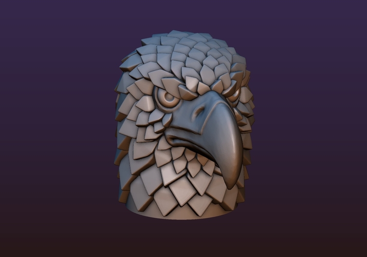 Eagle head stylized 3D Print 198921