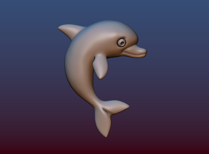 Little dolphin 3D Print 198976
