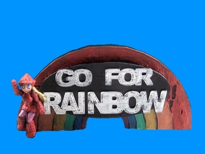 Go For Rainbow 3D Print 1990