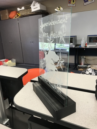 Etched Glass Project Stand 3D Print 199028