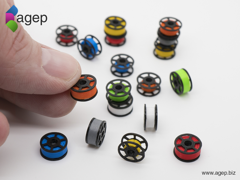 Miniature Filament Spool Props