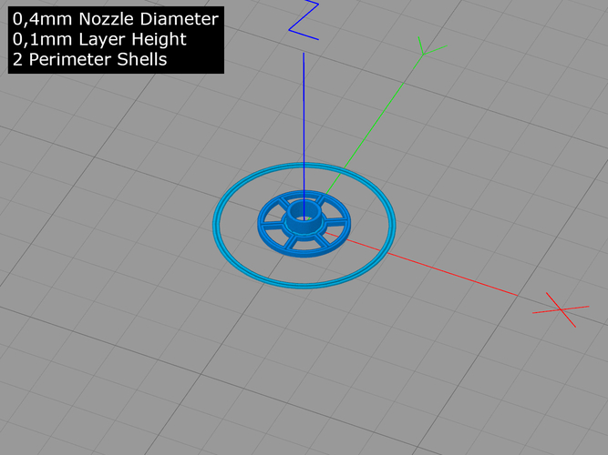 Miniature Filament Spool Props 3D Print 199072