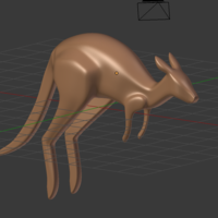 Small Kangaroo 3D Printing 199095