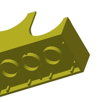 Brick for rolling ball rail like a lego duplo - Thumbnail 1