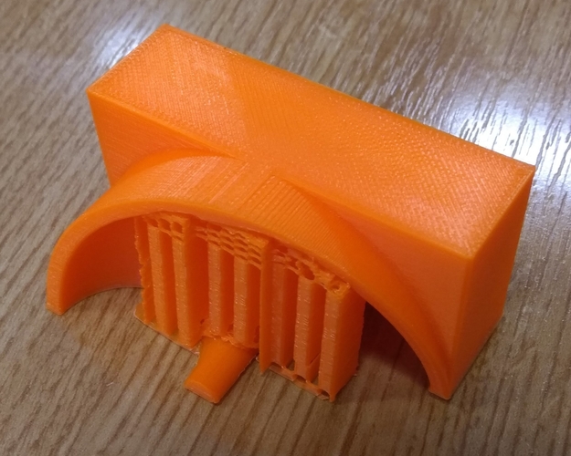 Brick for rolling ball rail like a lego duplo 3D Print 199152