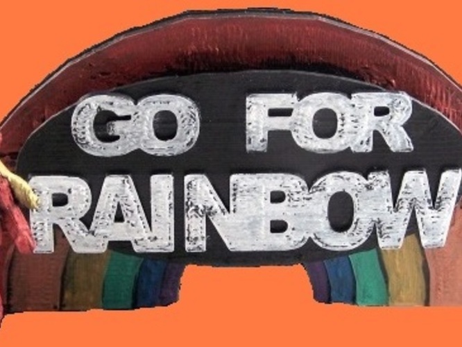 Go For Rainbow 3D Print 1992