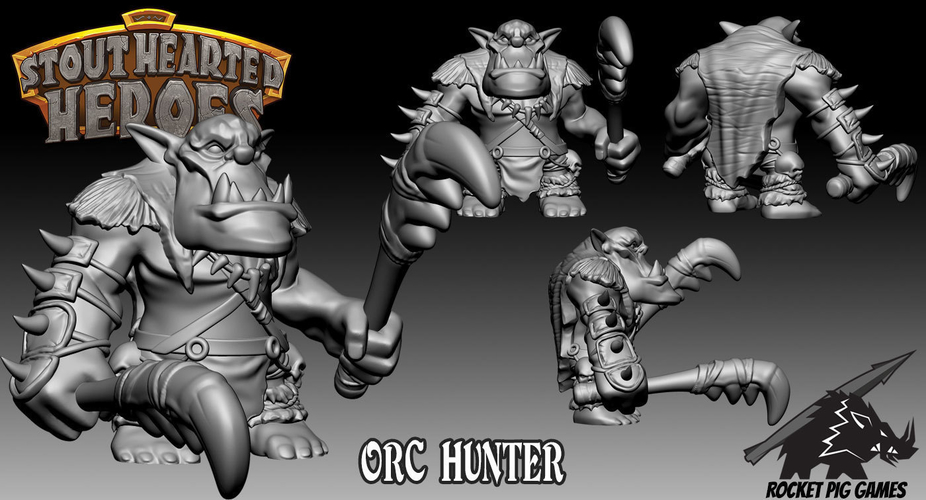 Rocket Pig Games Orc Hunter 3D Print 199264