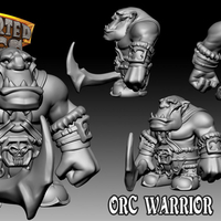 Rocket Pig Games Orc Warrior - Thumbnail 1
