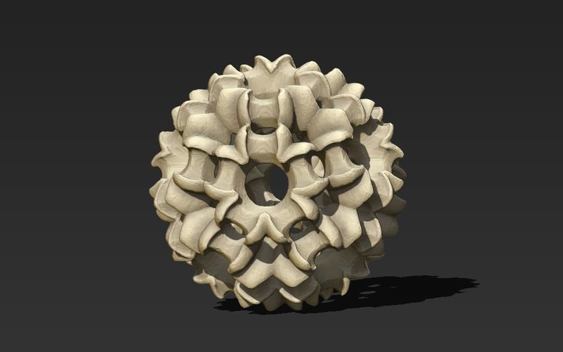 Fractal Pollen - Cored 3D Print 199300