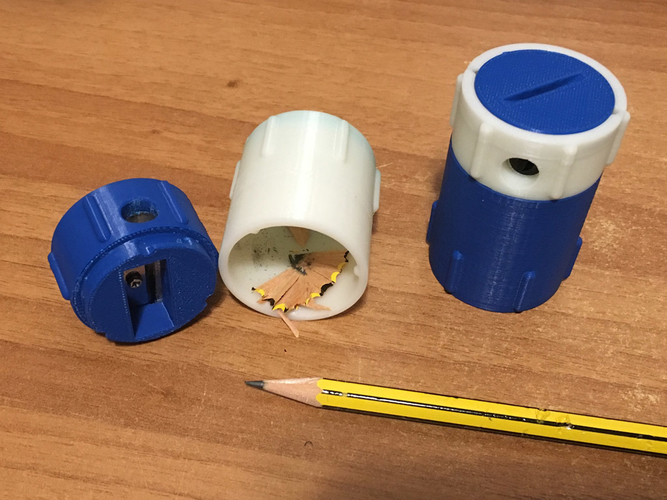 Tub pencil sharpener 3D Print 199337