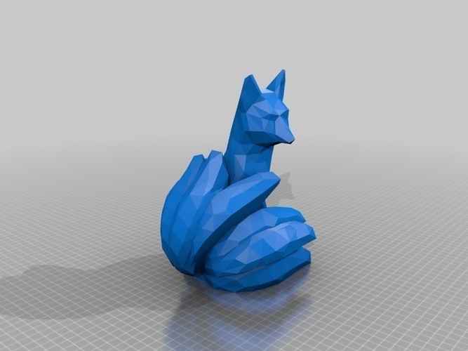 kyuby Nine tail fox 3D Print 199353