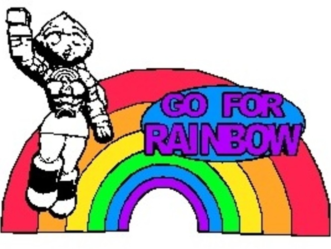 Go For Rainbow 3D Print 1994