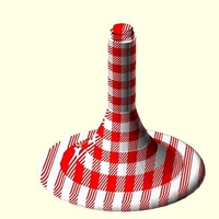 Checked Gingham 2 Part Picnic Parisian Goblet - Thumbnail 2