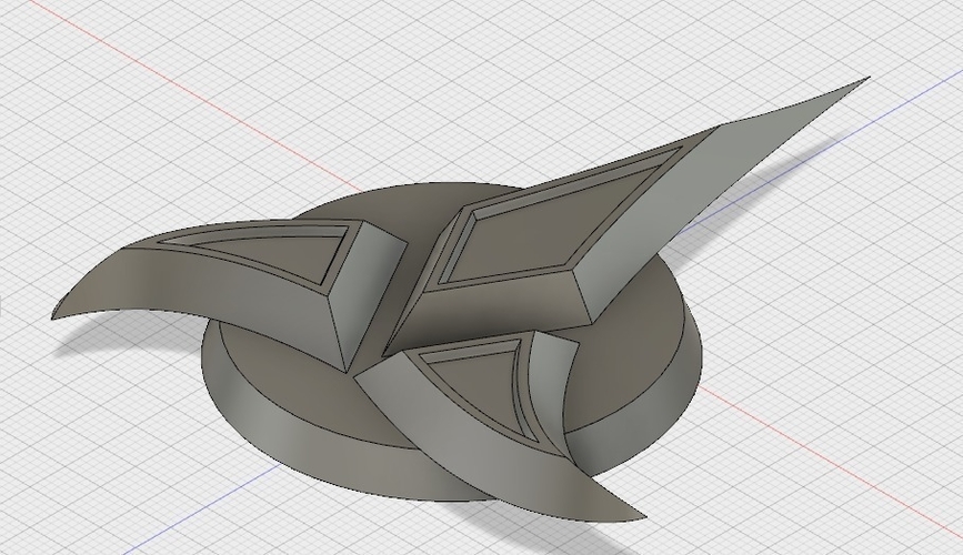Klingon logo  3D Print 199534