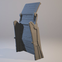 japanese landingcraft -stl file- 3D print model - Thumbnail 7