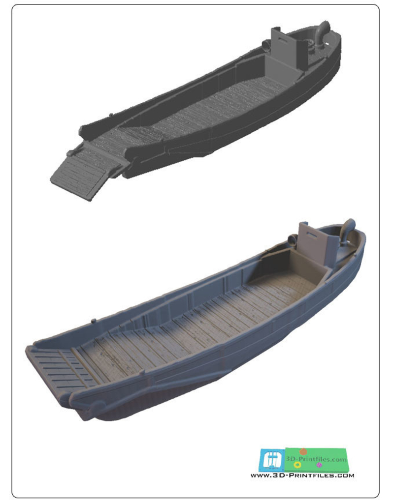 japanese landingcraft -stl file- 3D print model
