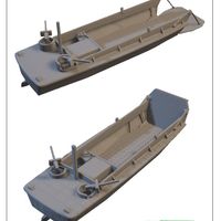 US landingcraft -stl file- 3D print model 3D print model - Thumbnail 2
