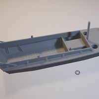 US landingcraft -stl file- 3D print model 3D print model - Thumbnail 4