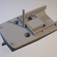 US landingcraft -stl file- 3D print model 3D print model - Thumbnail 6