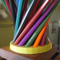 Hyperboloid with base, desktop pencil holder - Thumbnail 7
