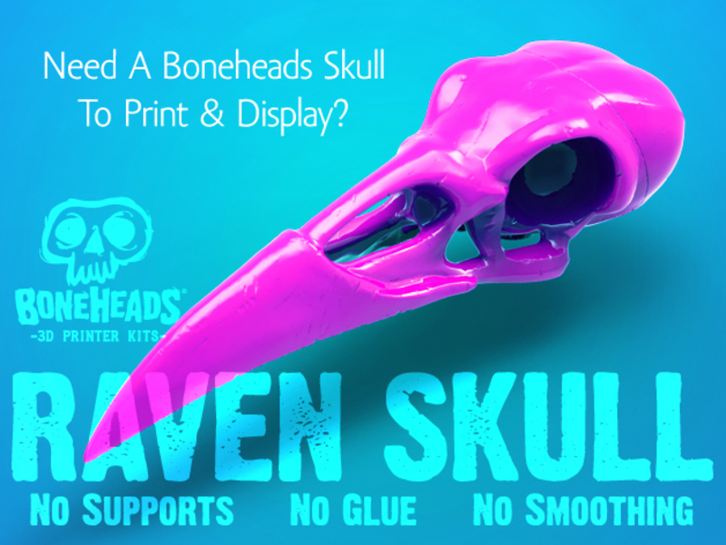 Boneheads: Display Mount - PROMO - via 3DKitbash.com - Pinshape