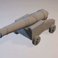 cannons harpoon and more for 3d printing -STL file- - Thumbnail 2