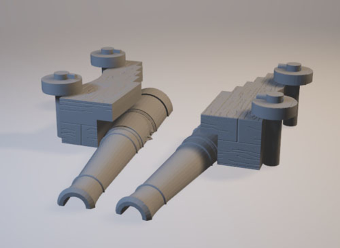 cannons harpoon and more for 3d printing -STL file- 3D Print 200013