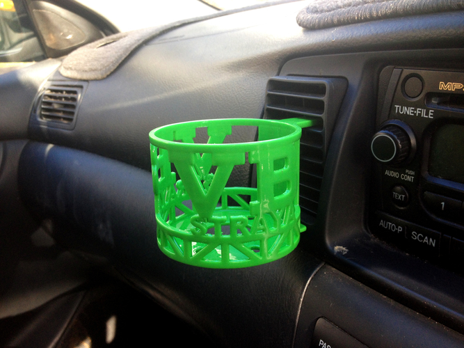 Aussie Car Cup Holder 3D Print 200055