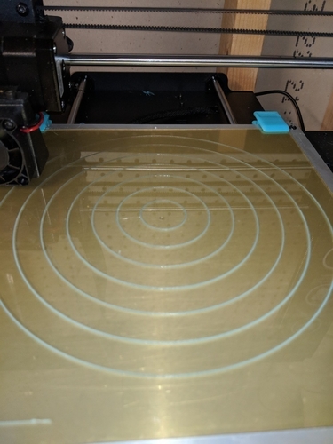 Bullseye Bed Level Check 3D Print 200060