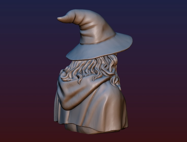 Gandalf Bust 3D Print 200089