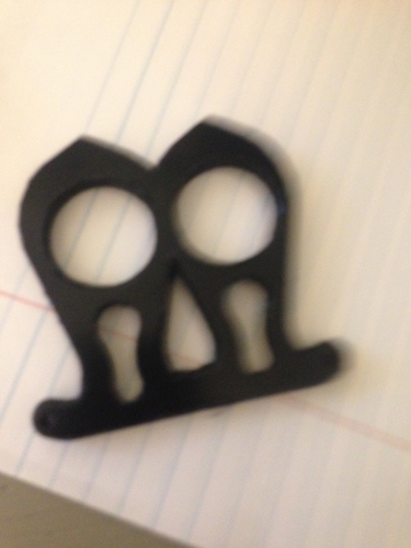 Self defense knuckleduster keychain 3D Print 200139