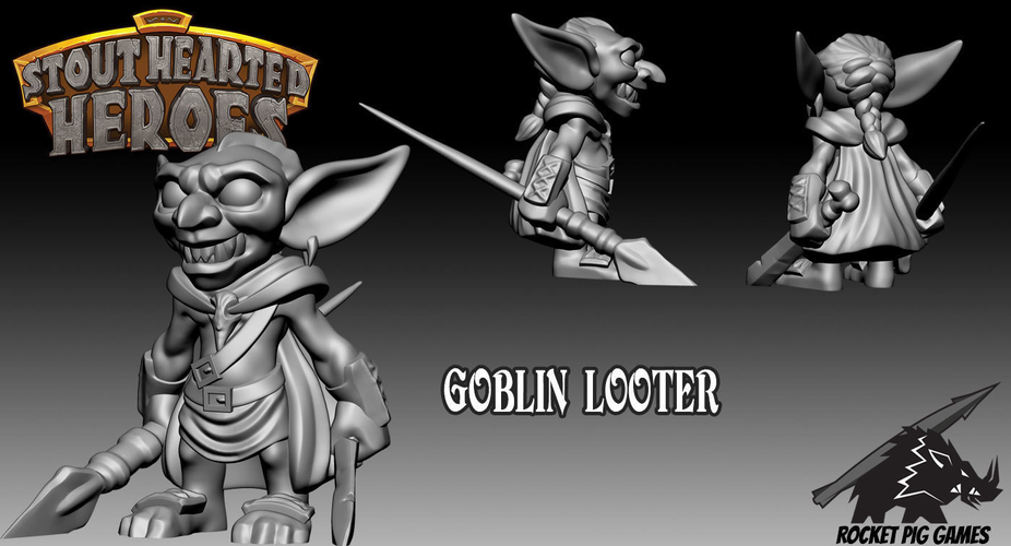 Rocket Pig Games Goblin Looter 3D Print 200153