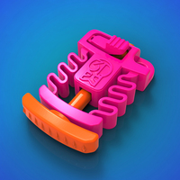 Small 3DK Launcher - 3DKitbash.com - Print & Play 3D Printing 20016