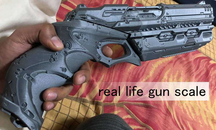 sci fi gun ready to print 3D Print 200164