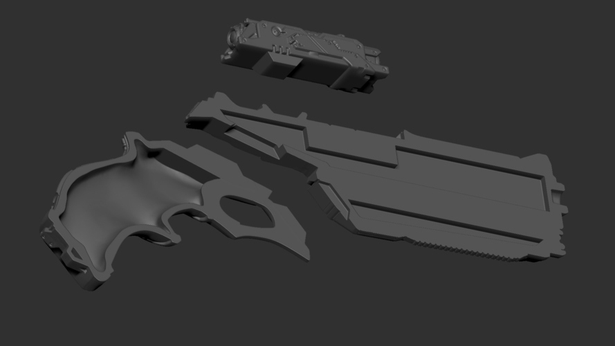 sci fi gun ready to print 3D Print 200168