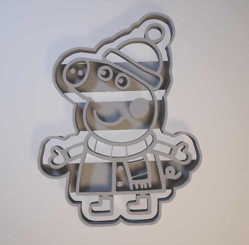 Peppa Pig - Cutter Cookies - Snow Version 3D Print 200179
